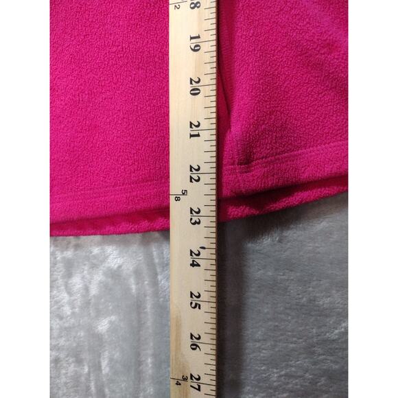 Vintage Y2K Old Navy Sweatshirt Womens Large Pink Full Zip Hoodie Barbiecore - Picture 9 of 11